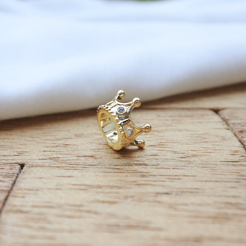 CZ Golden S Crown - WTF Bracelet, WTF Brands - WTF Walk-In