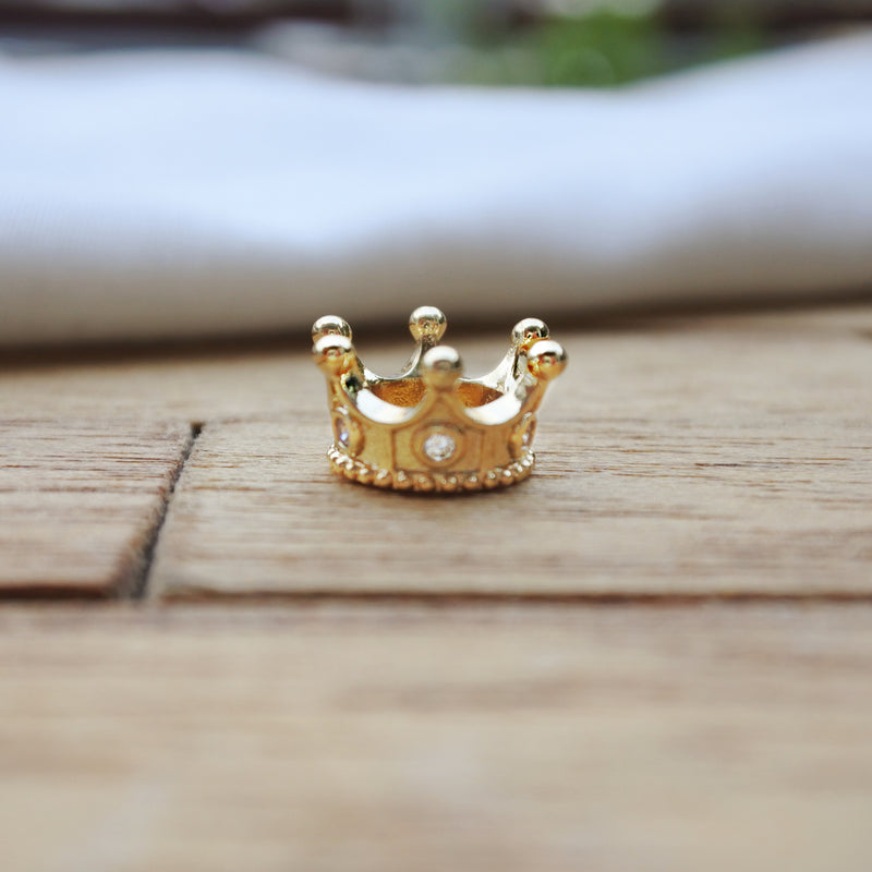 CZ Golden S Crown - WTF Bracelet, WTF Brands - WTF Walk-In