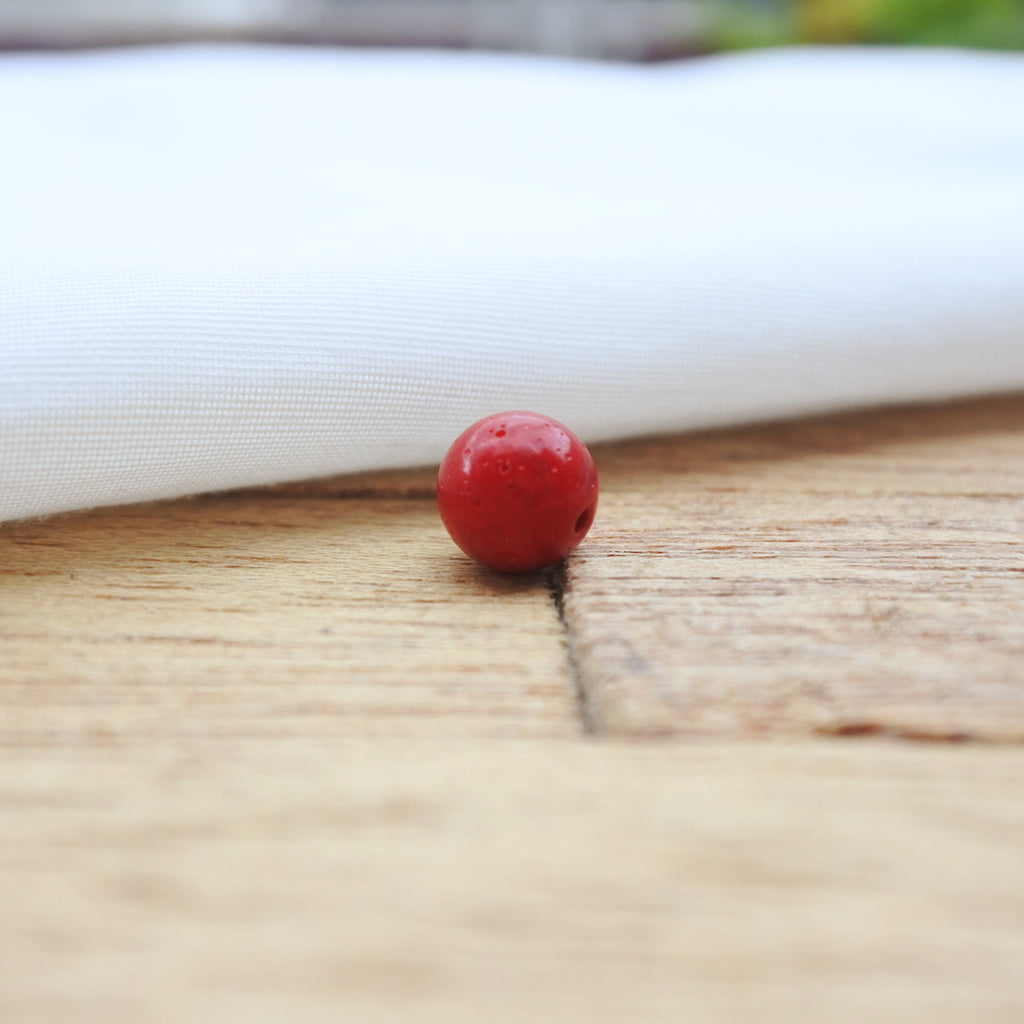 Dyed Natural Red Coral 8mm - WTF Bracelet, WTF Brands - WTF Walk-In