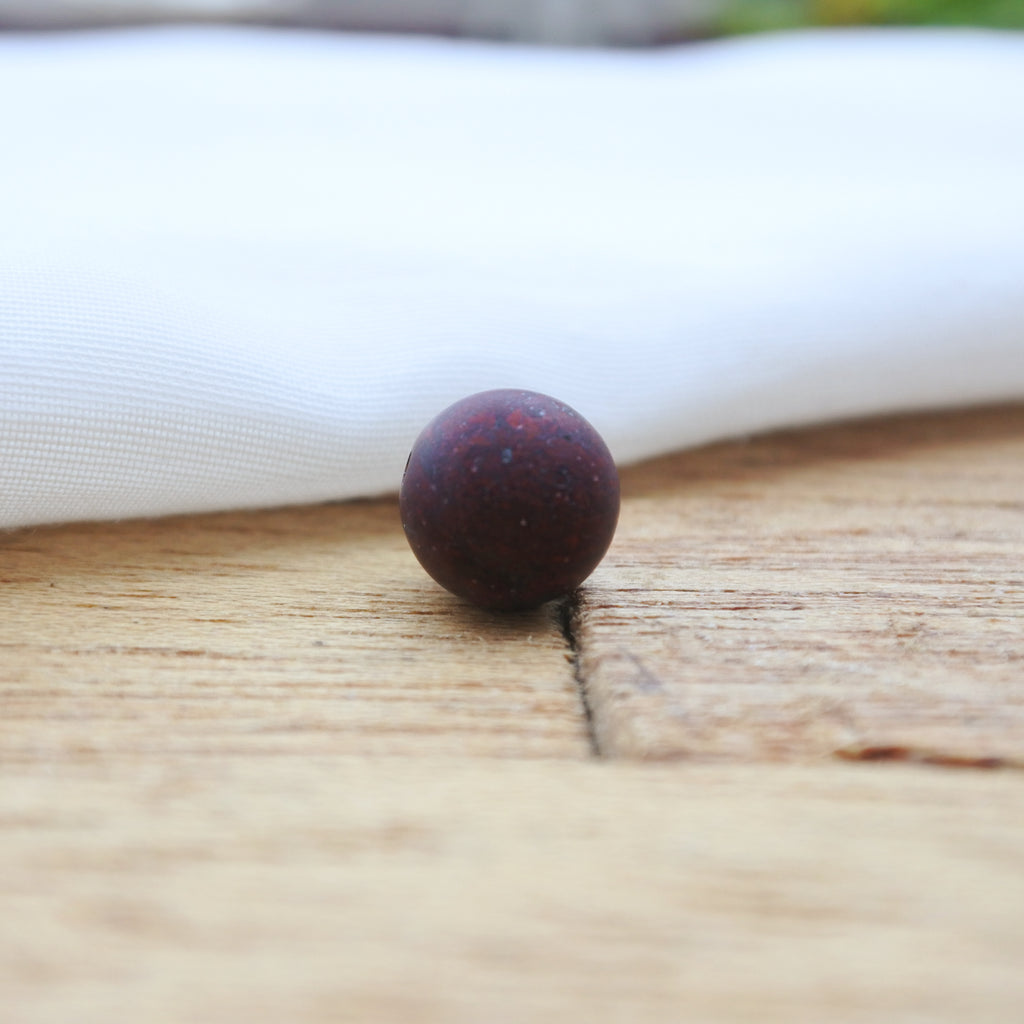 Matte Dark Red Jasper 10mm - WTF Bracelet, WTF Brands - WTF Walk-In