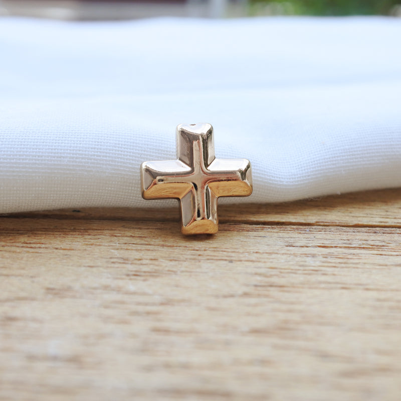 Rose Gold Hematite Cross - WTF Bracelet, WTF Brands - WTF Walk-In